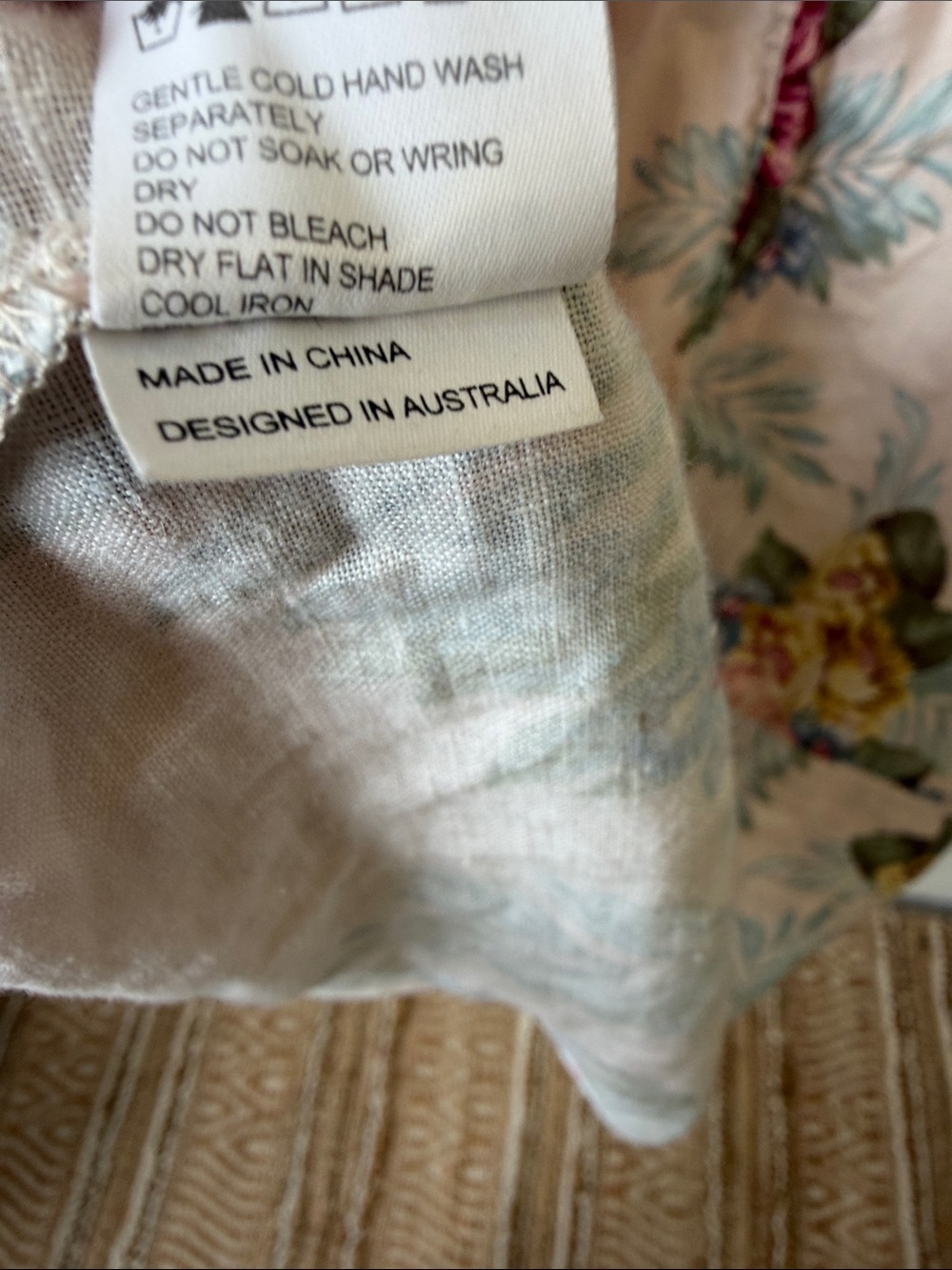 Zimmerman 100% linen Kali hibiscus tie dress - Picture 8 of 16